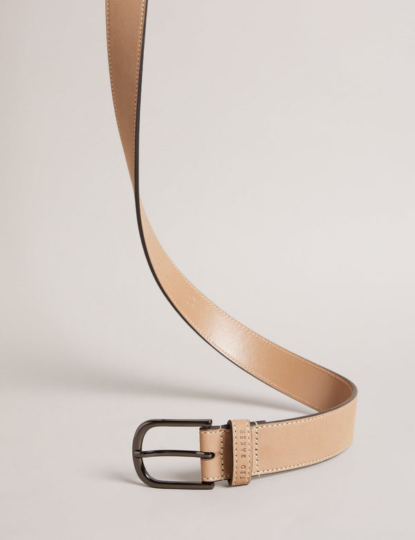 LEATHER BELT | BROWN
