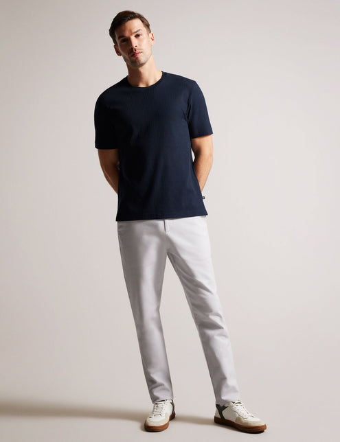 SHORT SLEEVE REGULAR FIT T-SHIRT | NAVY