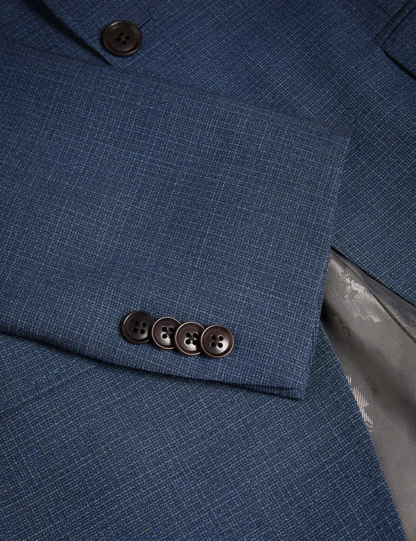 TWEEDY SUIT JACKET | NAVY