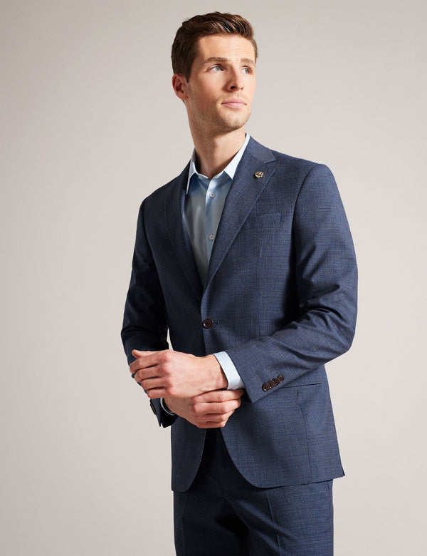 TWEEDY SUIT JACKET | NAVY