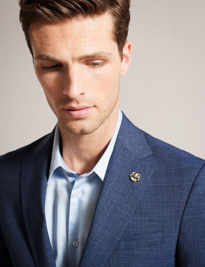 TWEEDY SUIT JACKET | NAVY