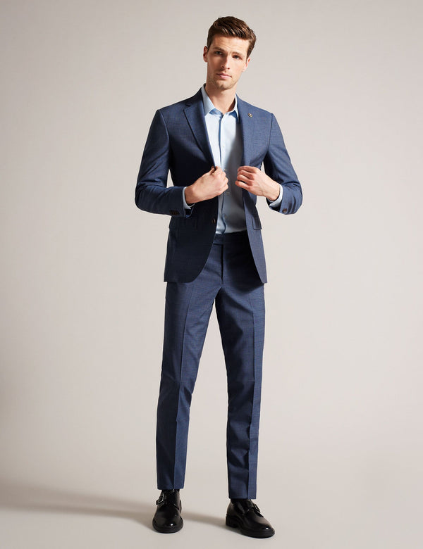 TWEEDY SUIT JACKET | NAVY