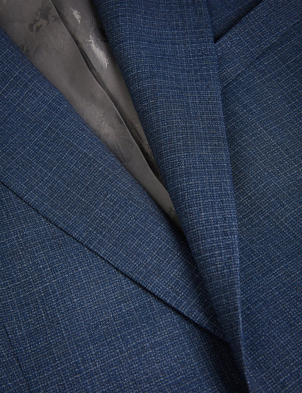 TWEEDY SUIT JACKET | NAVY