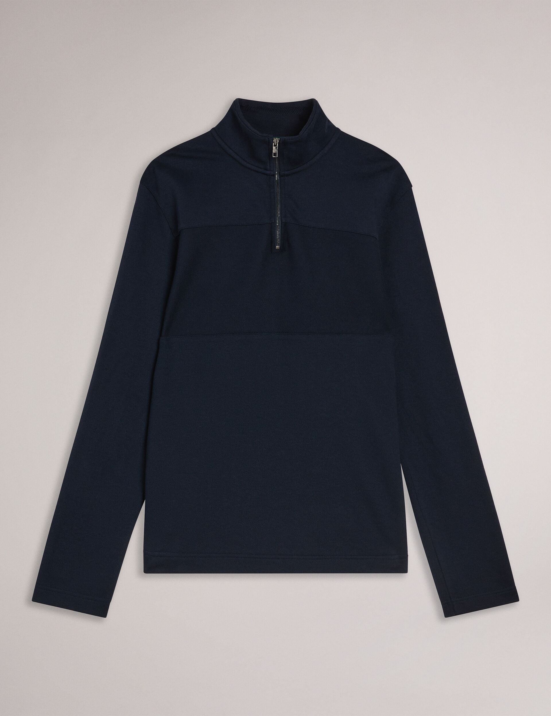 Navy Half Zip Sweater | Gazine | Ted Baker US