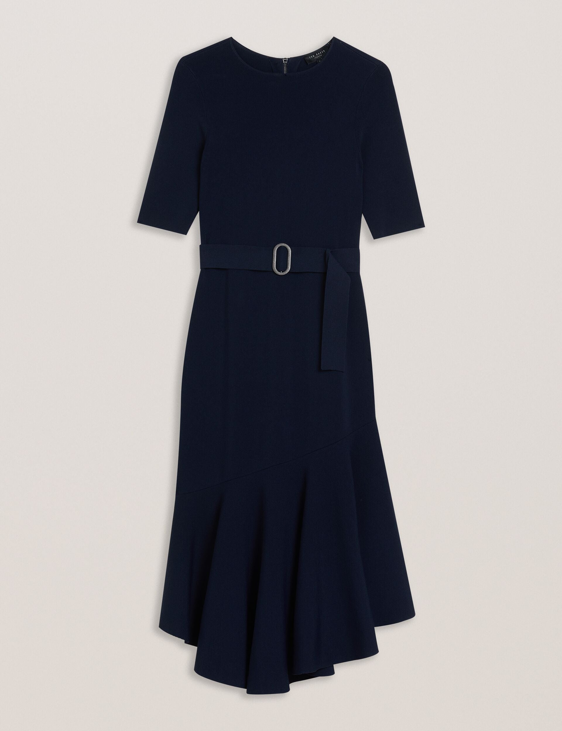 SAMALEE - Knitted Midi Dress with Flippy Skirt DK-BLUE / Ted Size 2 (US 6) SAMALEE - Knitted Midi Dress with Flippy Skirt DK-BLUE / Ted Size 2 (US 6)