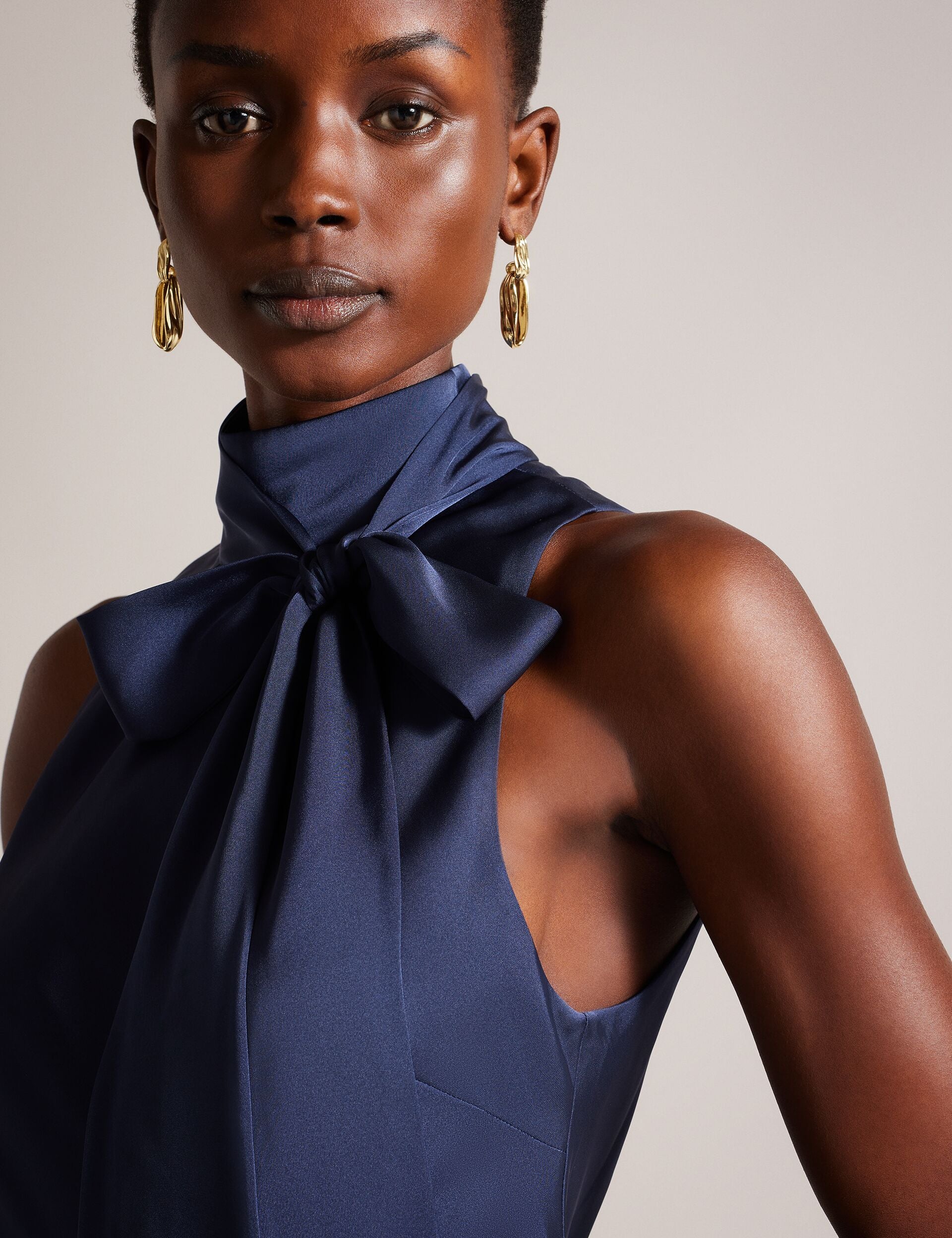 ted baker blue silk dress Ted Baker