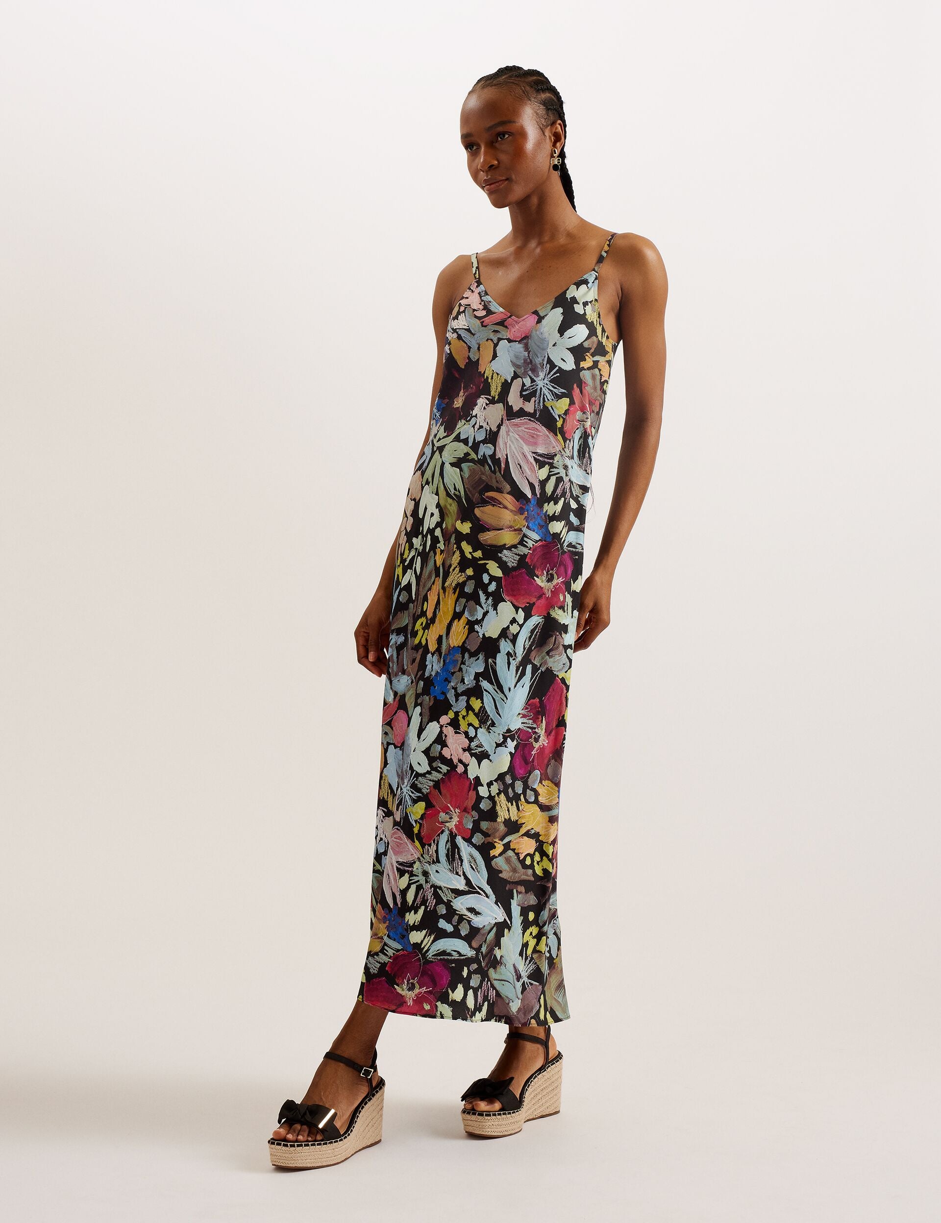 Midi Slip Dress | Adamela