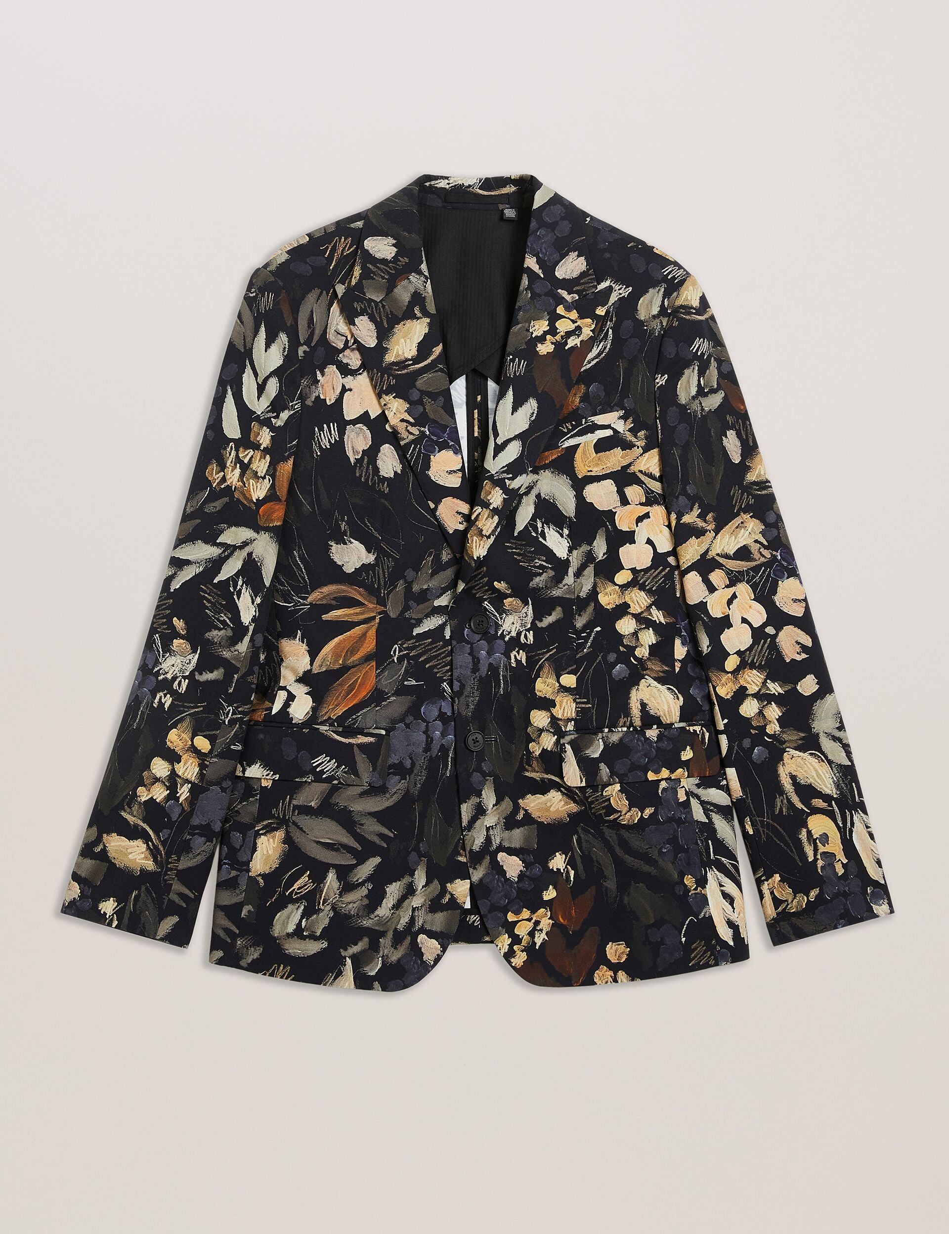 新品未使用★TED BAKER テーラード　ジャケット シングル 花柄 Black Floral Suit Jacket | Emilioj | Ted Baker US