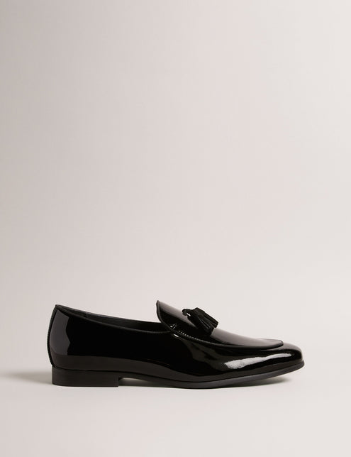 PATENT LEATHER DRESS LOAFER | BLACK