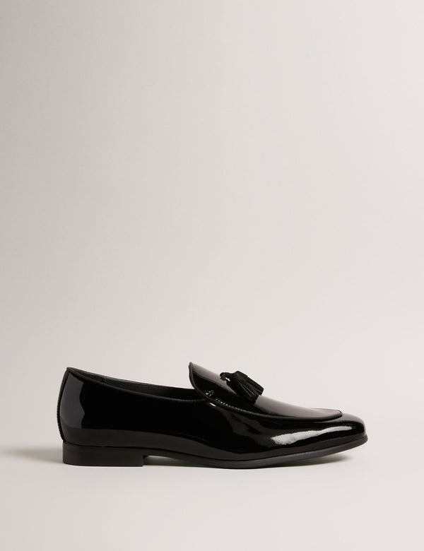 PATENT LEATHER DRESS LOAFER | BLACK