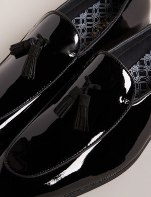 PATENT LEATHER DRESS LOAFER | BLACK