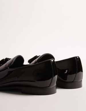 PATENT LEATHER DRESS LOAFER | BLACK