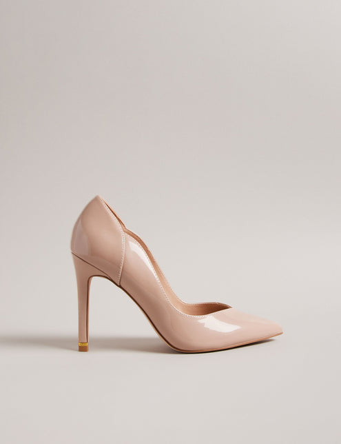 GLOSSY HEEL | NUDE