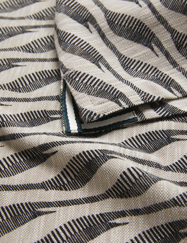 JACQUARD POLO | BROWN