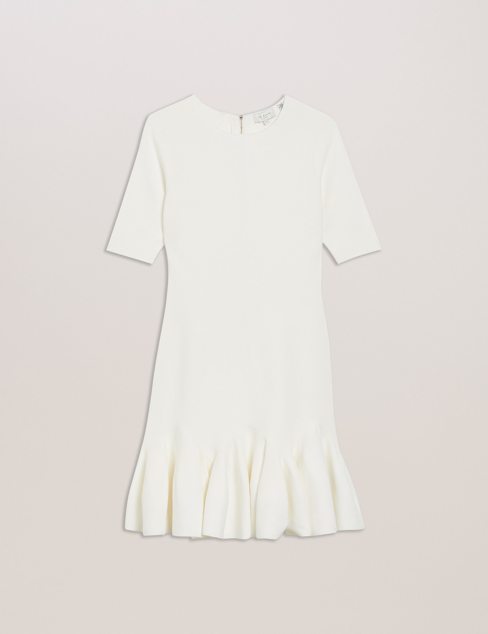 ted baker white pleated dress TED BAKER - 2 (10 UK)