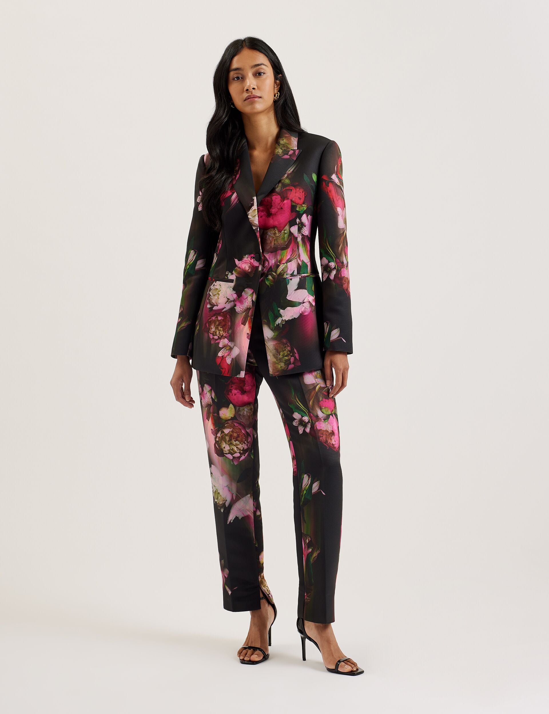 Fitted Floral Print Tailored Jacket | Okuni | Ted Baker US