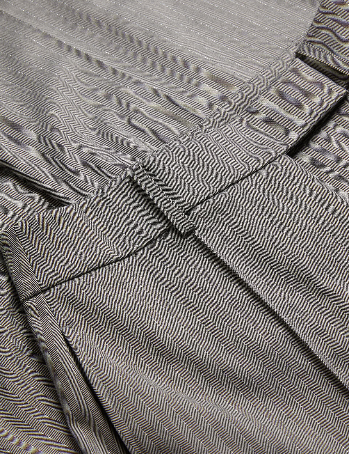 Koat Pattern KOAT - Herringbone Wide Leg Tailored Trousers
