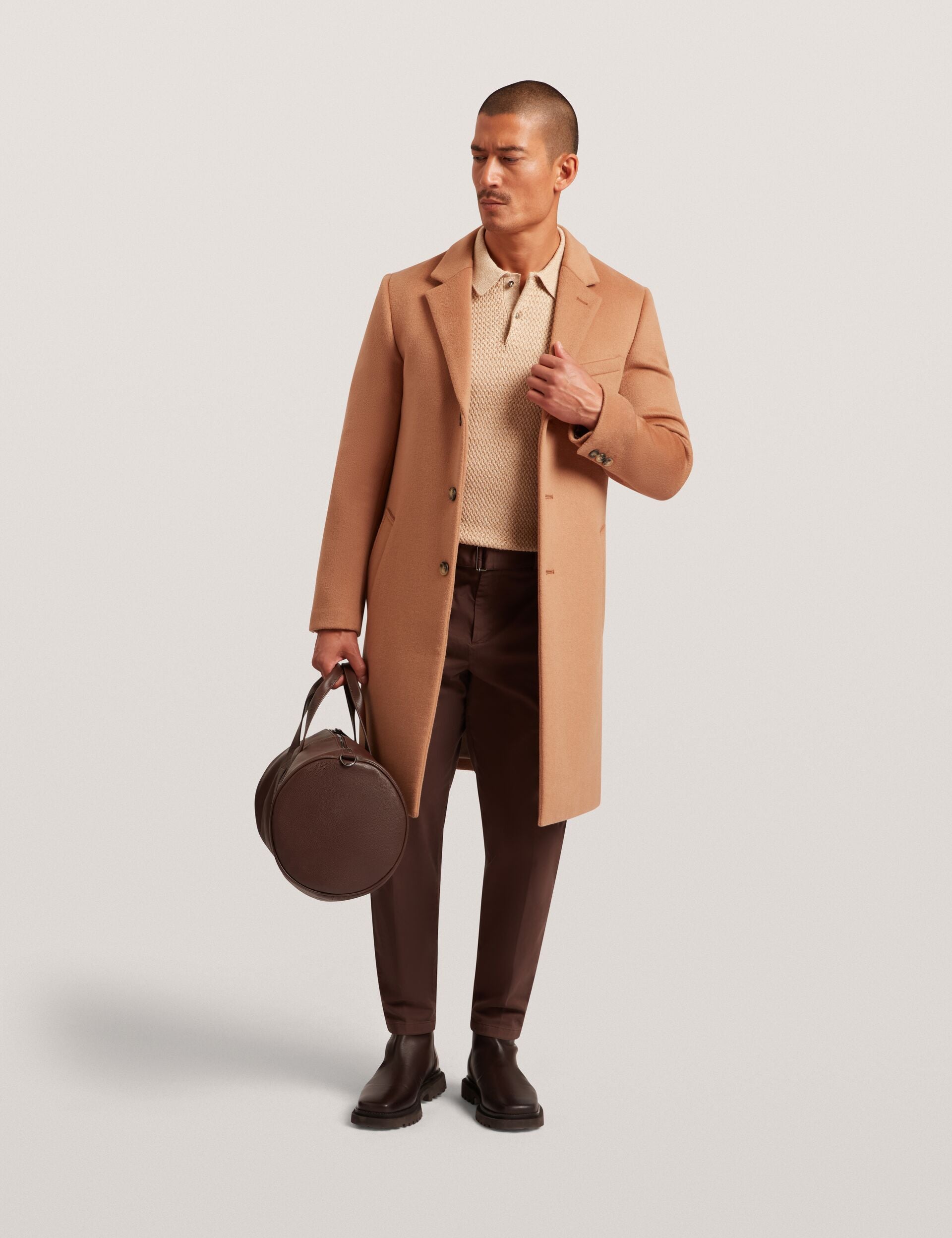 Textured Stitch Knitted Polo Shirt | Janko | Ted Baker US