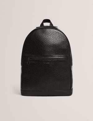 asos ted baker leather backpack Pebbled Faux Leather Laptop Backpack | Periin