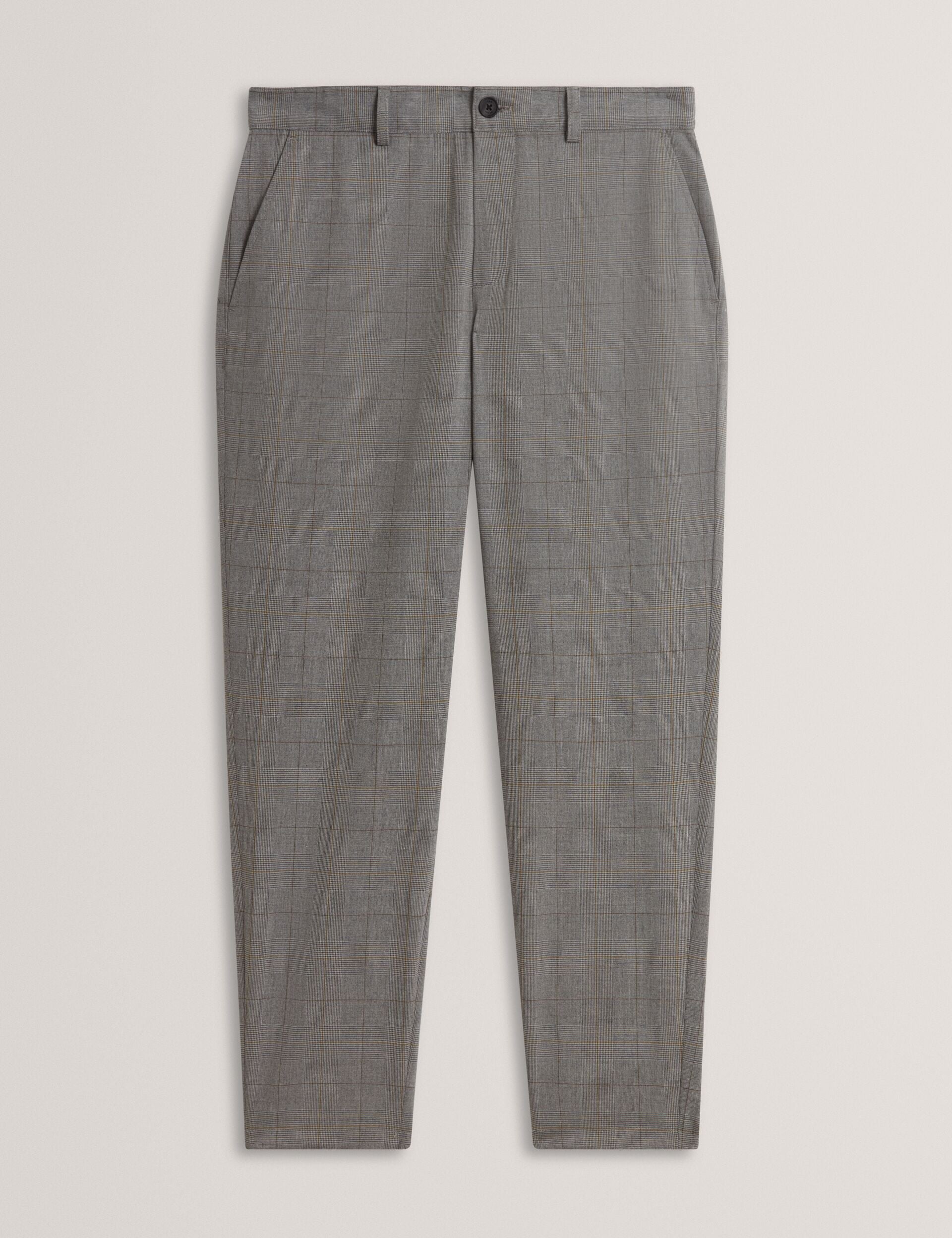 Glen Check Pleat Front Trousers | Nathain | Ted Baker US