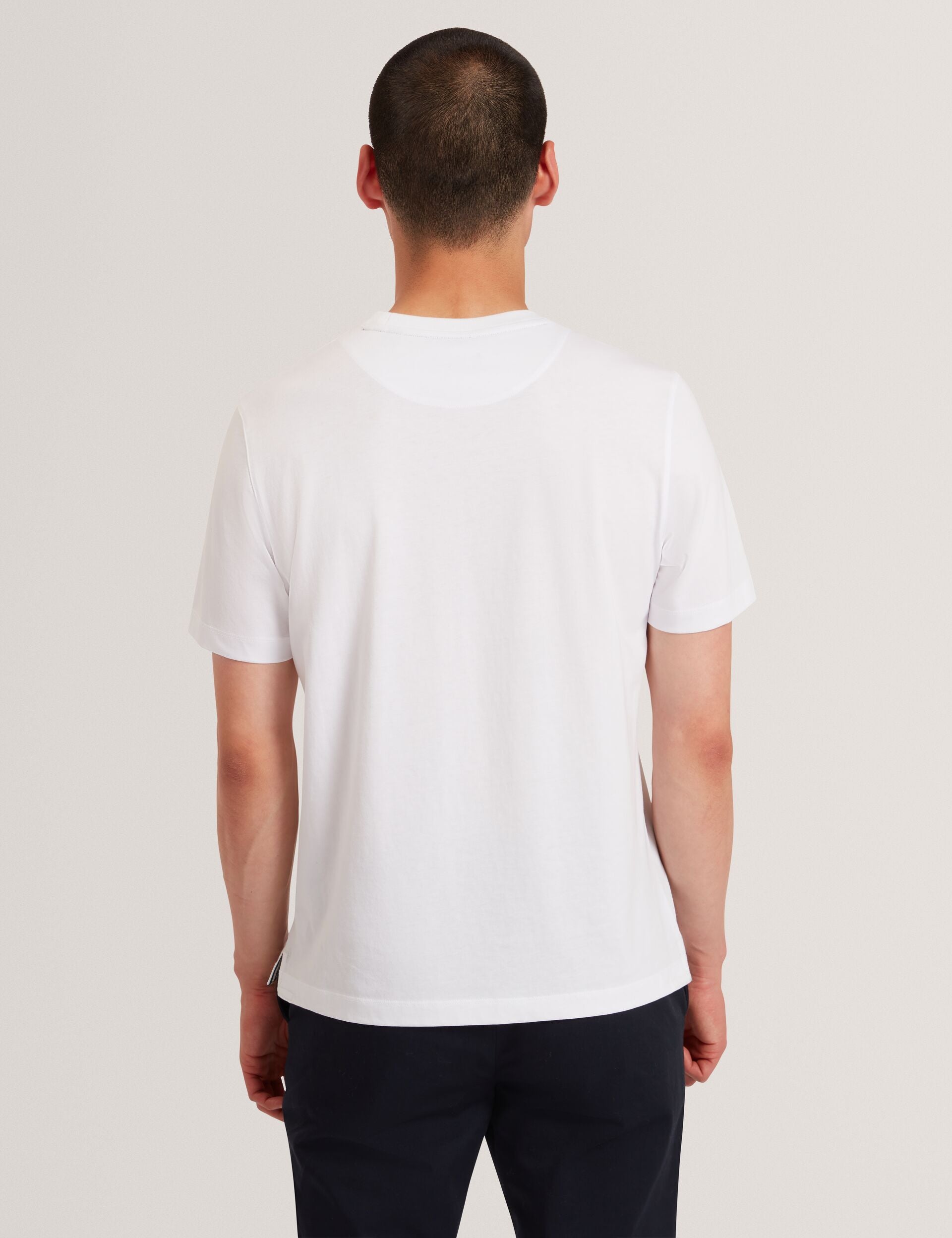 Baker by Ted Baker MULTI 3 PACK - T-shirt imprimé - burg white/noir Baker by Ted Baker MULTI 3 PACK - T-shirt imprimé - burg white/noir