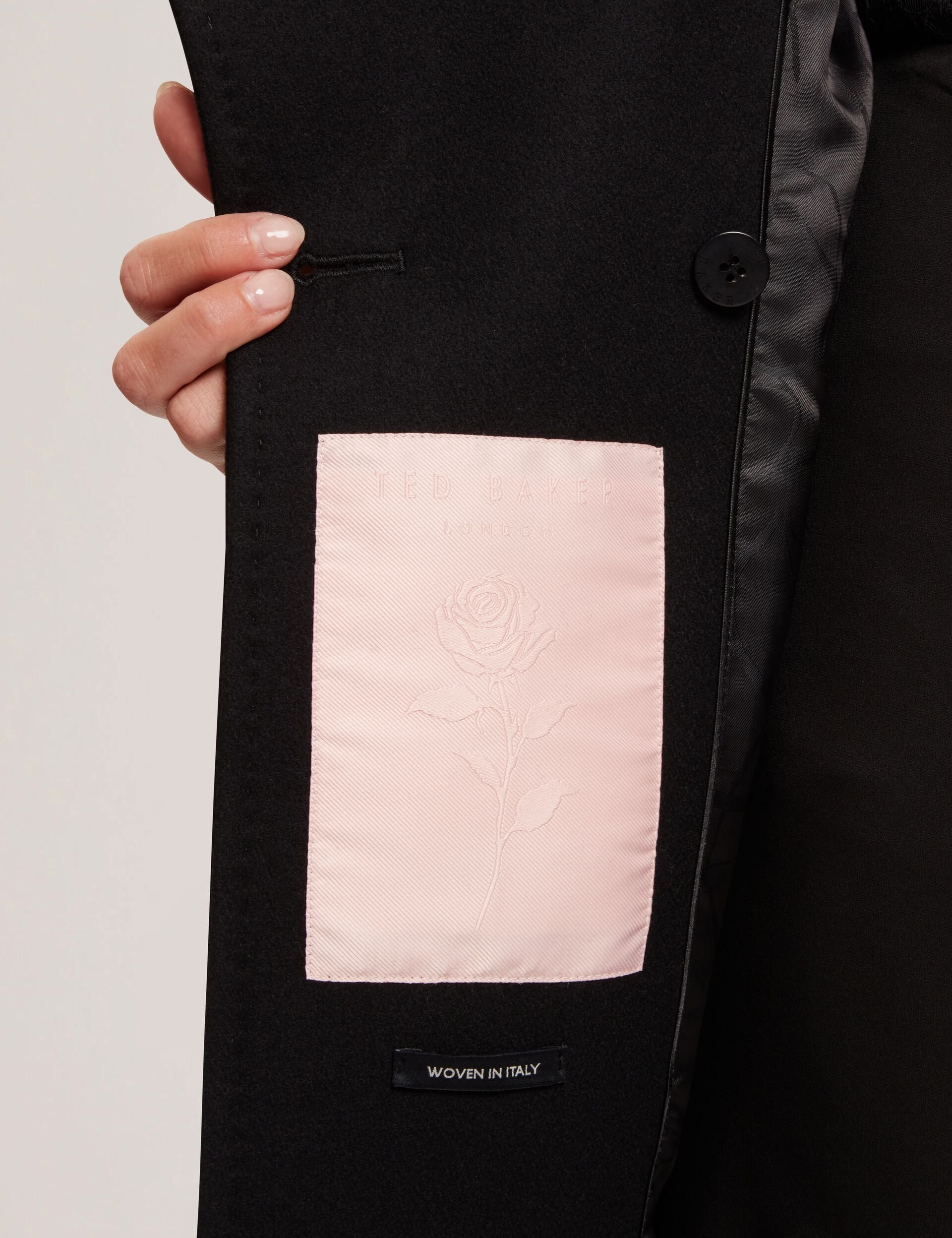 Short Belted Wool Wrap Coat | Rosess | Ted Baker US
