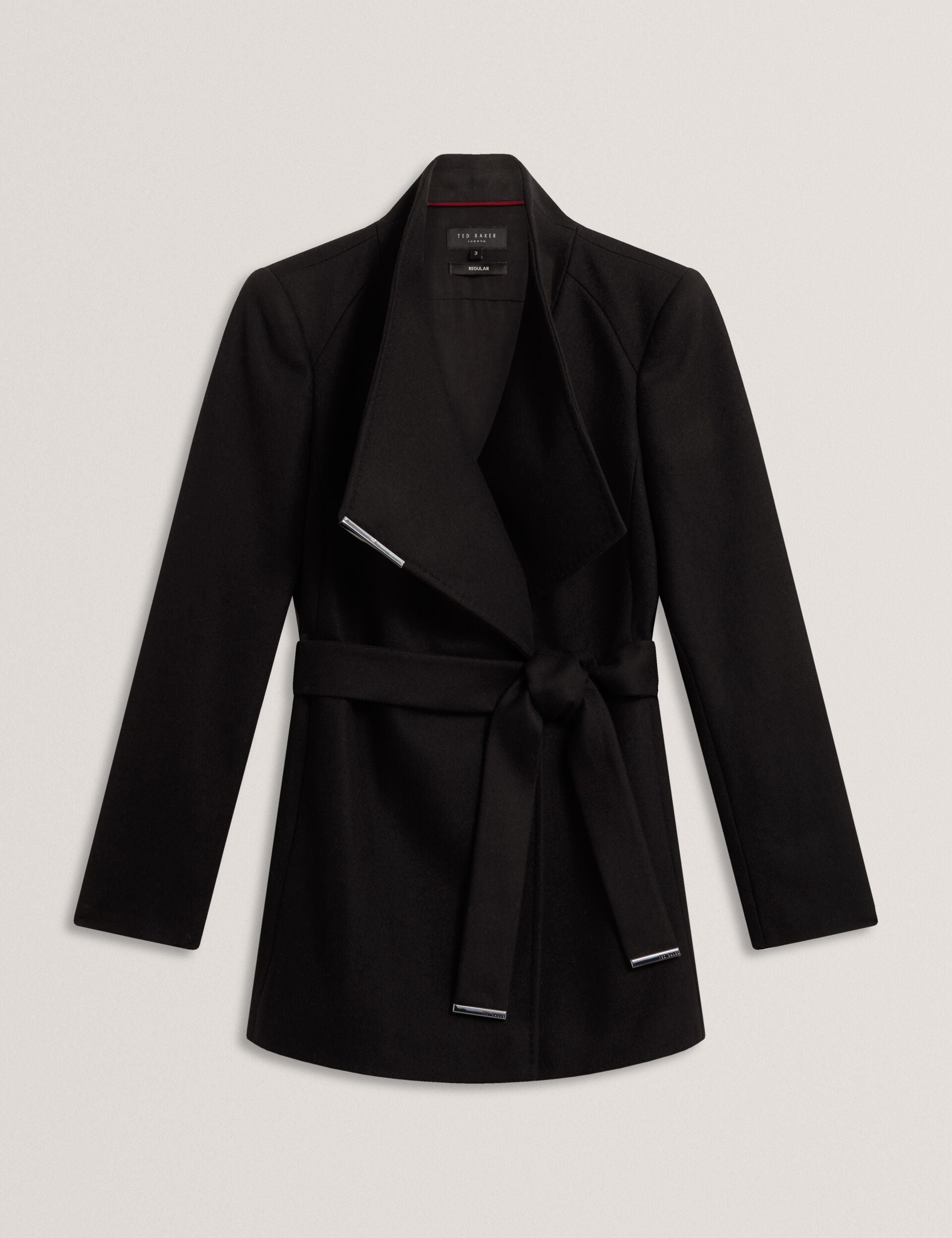 Short Belted Wool Wrap Coat | Rosess | Ted Baker US