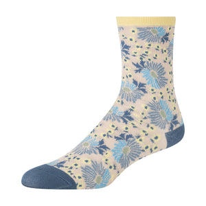 DRESS CREW FLORAL | BLUE