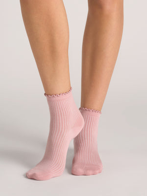 RUFFLE ANKLET | DARK GREEN