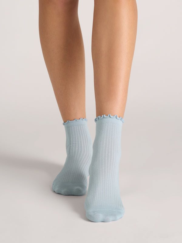 RUFFLE ANKLET | DARK GREEN