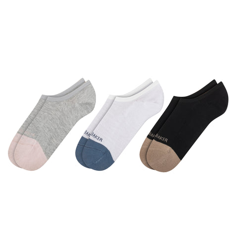 BASKETS DOUBLURE CONTRASTANTE AU BOUT DU PIED | GRIS MOYEN
