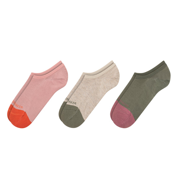3PK WOMENS NON TERRY LINER | PINK