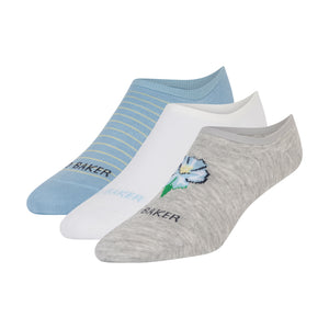 TRAINER LINER FLOWER PRINT | MEDIUM GREY