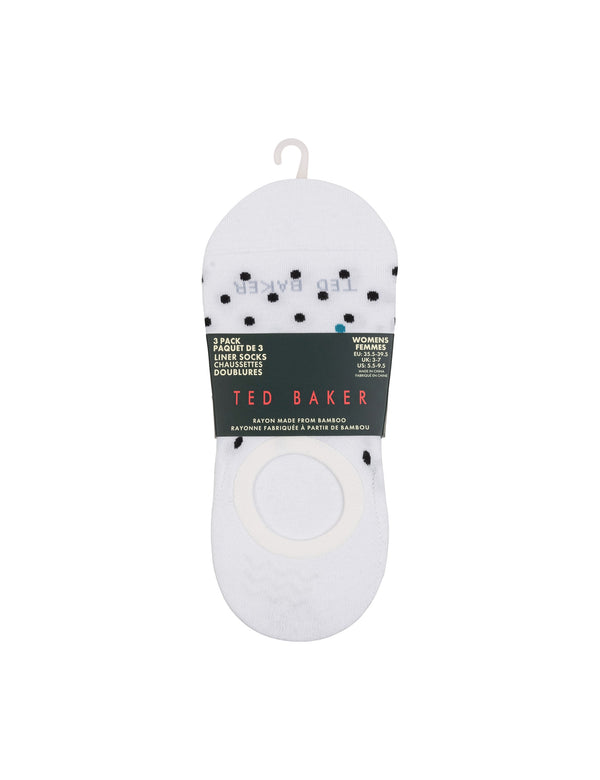 3PK NON TERRY LINER | WHITE