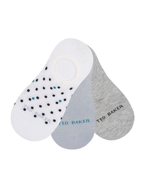 3PK NON TERRY LINER | WHITE