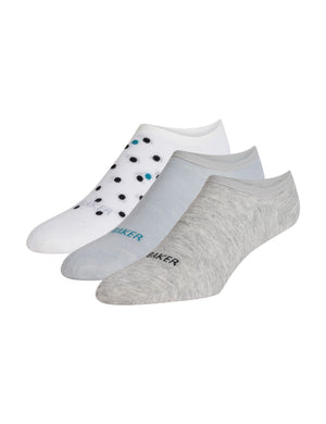 3PK NON TERRY LINER | WHITE