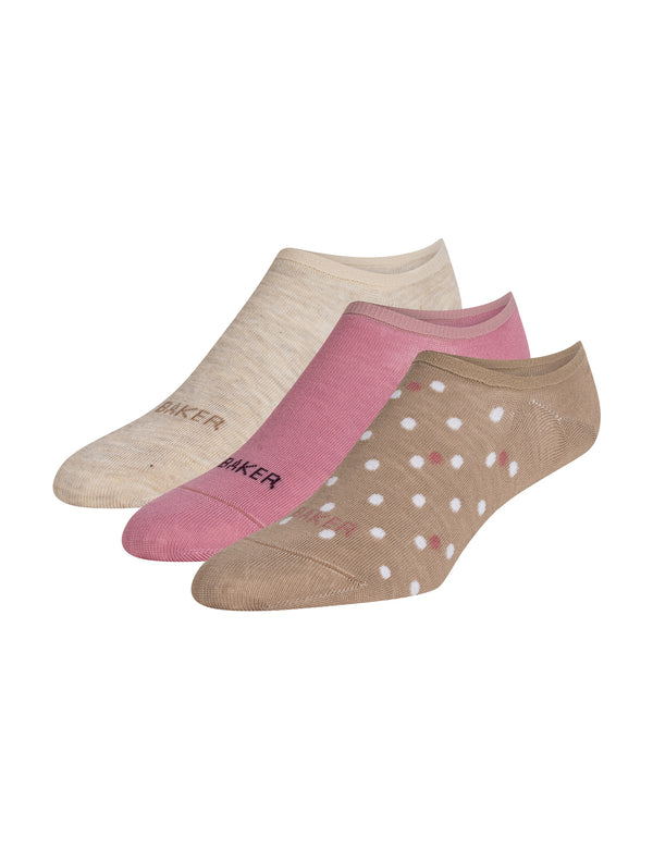 3 Paar Socken ohne Frottee-Futter | Bräune