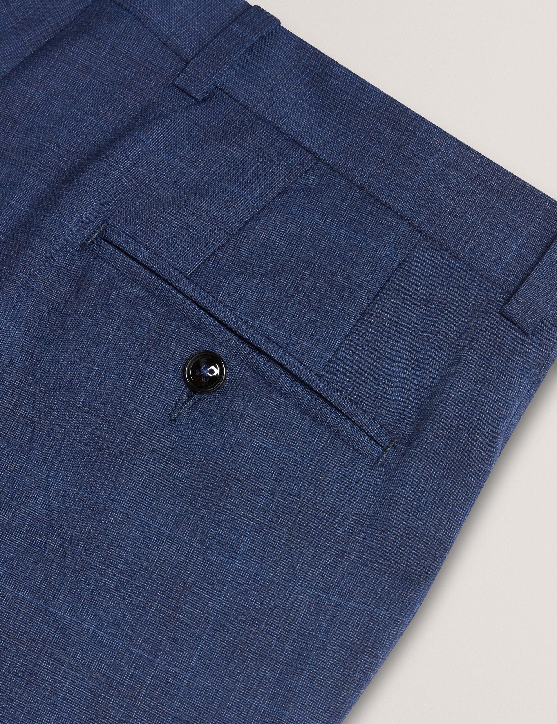 Slim Fit Navy Check Wool Suit Pants | Jayals | Ted Baker US Slim Fit Navy Check Wool Suit Pants | Jayals | Ted Baker US