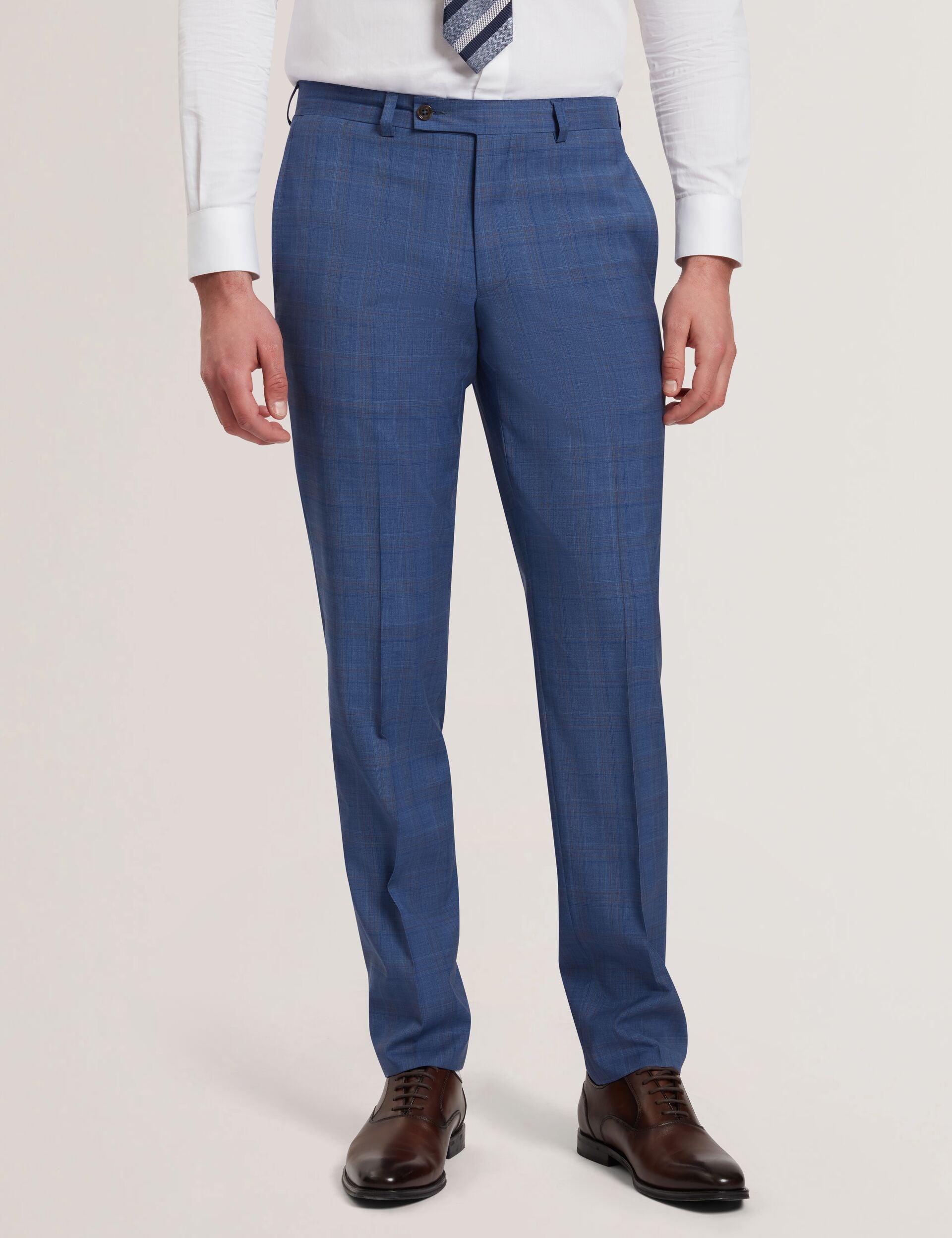 Blue Slim Fit Blue Check Wool Suit Pants | Jayads | Ted Baker US Blue Slim Fit Blue Check Wool Suit Pants | Jayads | Ted Baker US