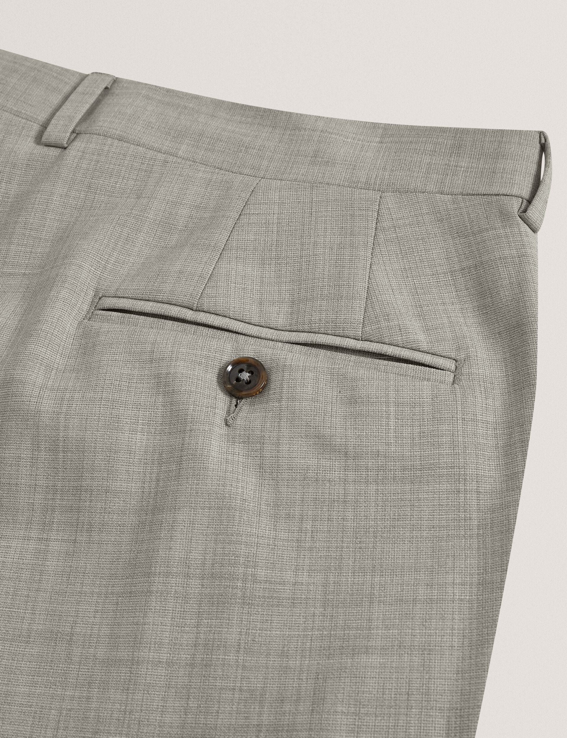 Tailored Fit Sharkskin Wool Suit Pants | Ralphs | Ted Baker US