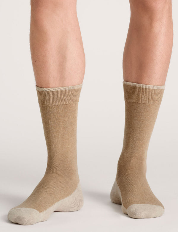 CREW GEOMETRIC STRIPE | MEDIUM GREY