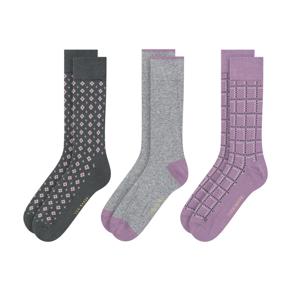 CREW GEOMETRIC CHECK | DARK GREEN