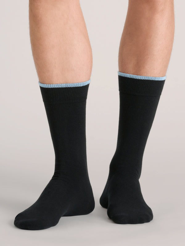 CREW CONTRAST DETAIL | BLACK