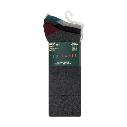 3 Paar Herrensocken ohne Frottee | MITTELGRAU