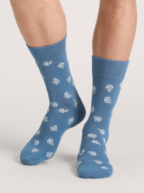 4 PK Men's Non Terry Dress Crew | BLUE
