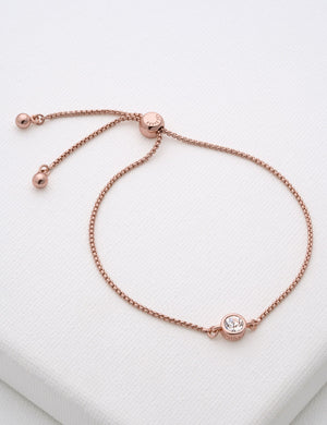 Ted Baker Mini Crystal Adjustable Slider Bracelet