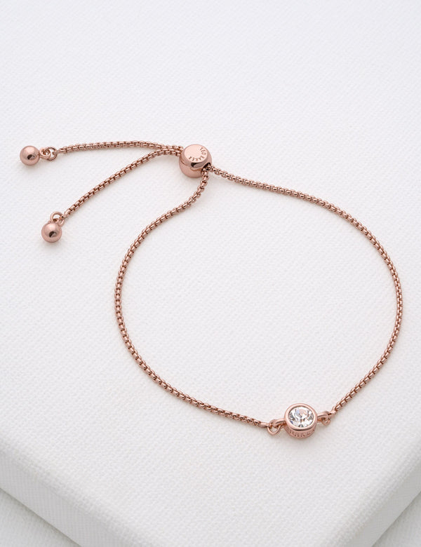 Ted Baker Mini Crystal Adjustable Slider Bracelet