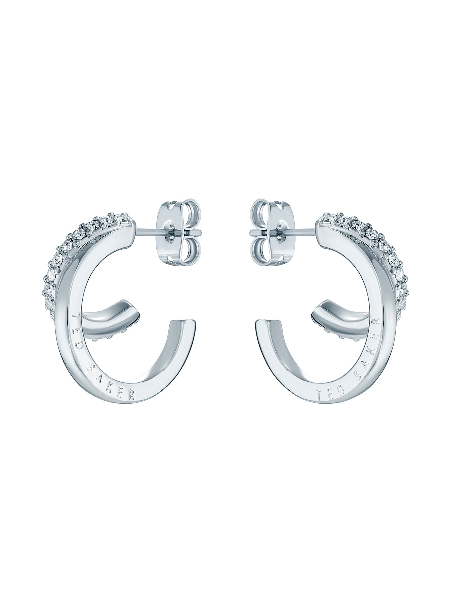TED BAKER HELIAS Crystal Double Hoop Earrings - TBJ3458-01-02 CASIO TED BAKER HELIAS Crystal Double Hoop Earrings - TBJ3458-01-02 CASIO