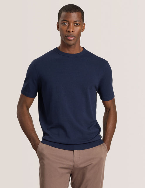 MODERN VISCOSE BLEND CREW | SEA NAVY