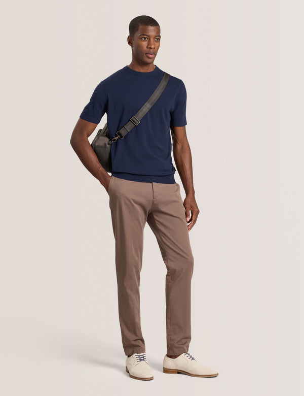 MODERN VISCOSE BLEND CREW | NAVY